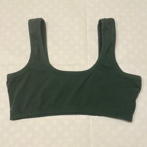 ARQ WIDE-STRAP BRA in Fern